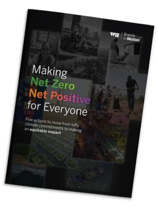 BRANDS IN MOTION: MAKING NET ZERO NET POSITIVE FOR EVERYONE cover