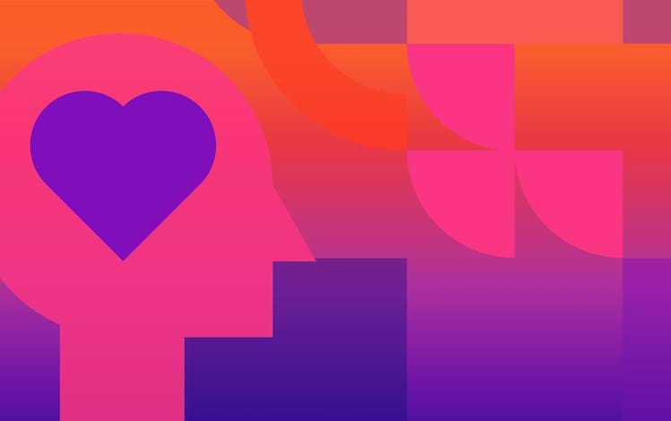 Colorful mobile image of abstract shapes from Rethinking the Purpose and Meaning of Leadership communications whitepaper